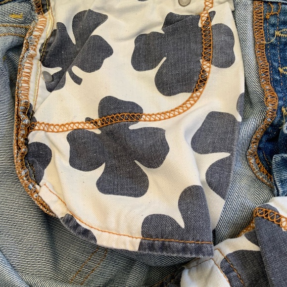 Lucky Brand EASY RIDER Button Fly Womens Distressed Jeans 30/30 - Picture 2 of 13